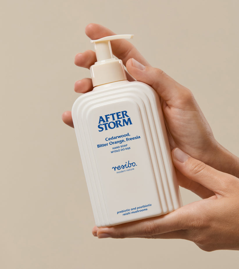 Hand soap after storm