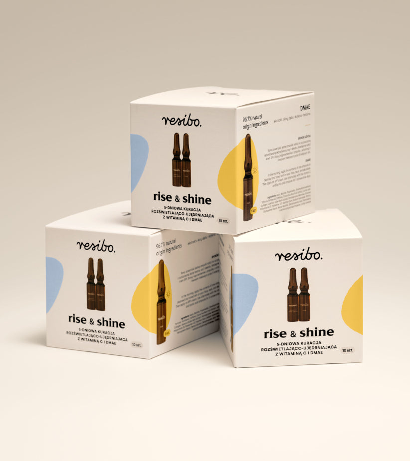 Resibo 5-day brightening and firming treatment with vitamin c and dmae ampoules