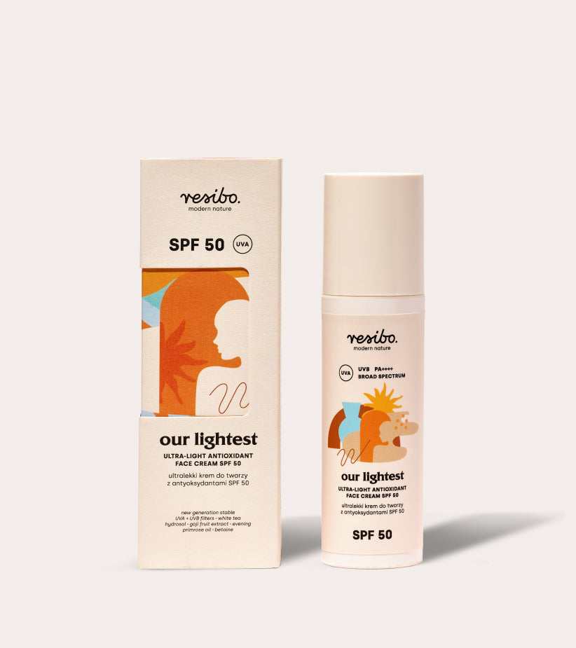 Ultra-light antioxidant face cream SPF 50